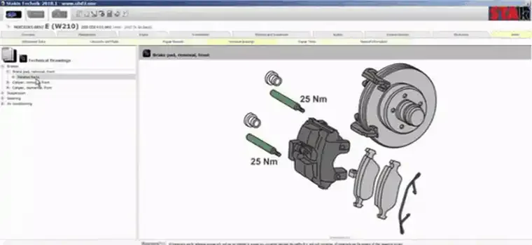 Software OEM em funcionamento